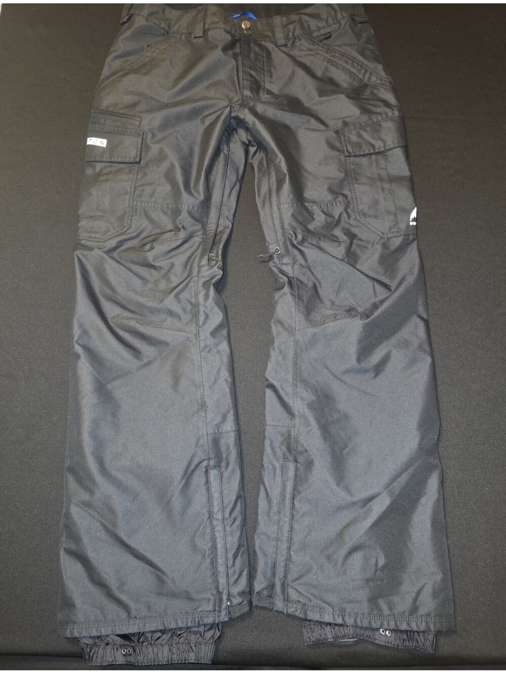 BURTON Men's Cargo Snowboard Ski Snow Pants Size Large Regular - Black